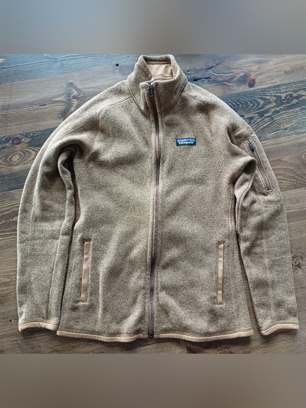 Patagonia Better Sweater Full-Zip Camel Color Size XS